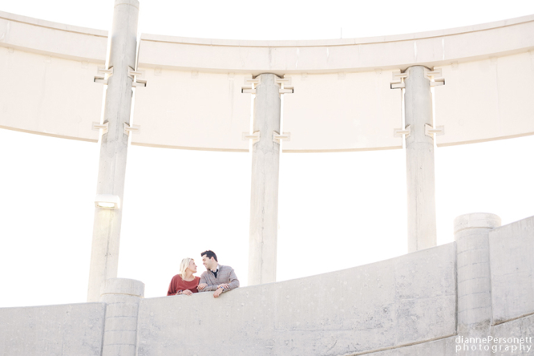 uptown charlotte engagement session