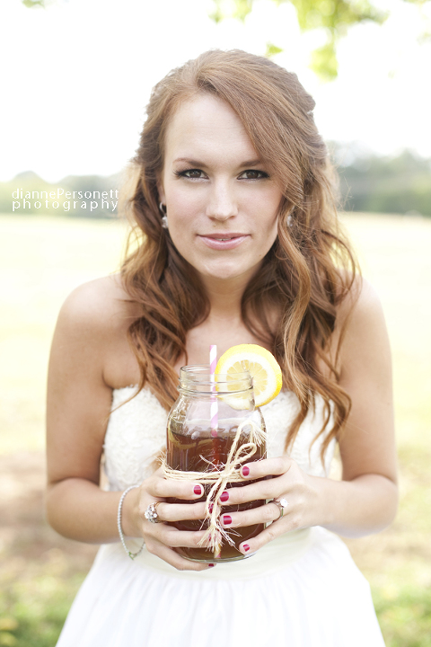 southern styled bridal photos