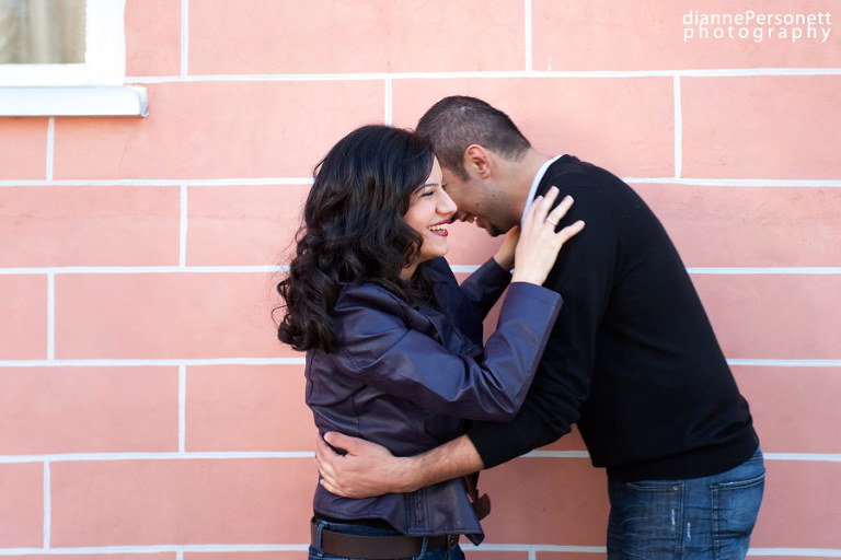 winston-salem old salem engagement photos