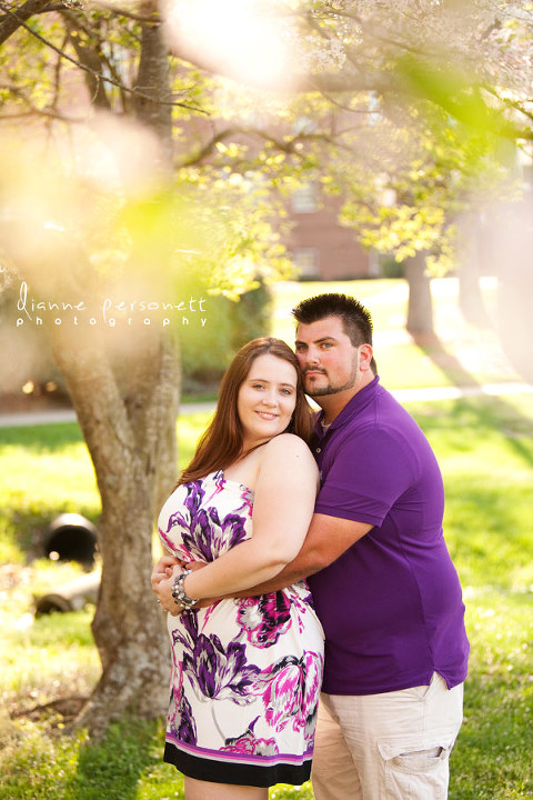 Wingate University engagement photos