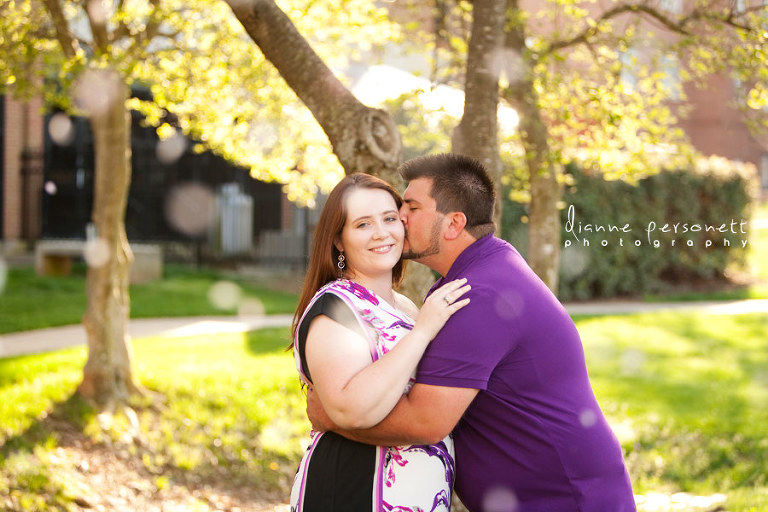 Wingate University engagement photos