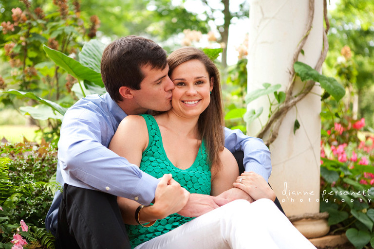 Daniel Stowe Botanical gardens engagement session