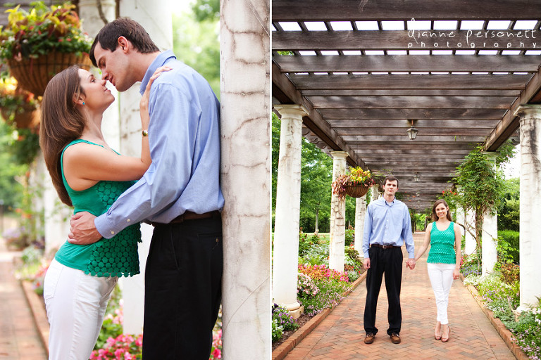 Daniel Stowe Botanical gardens engagement session