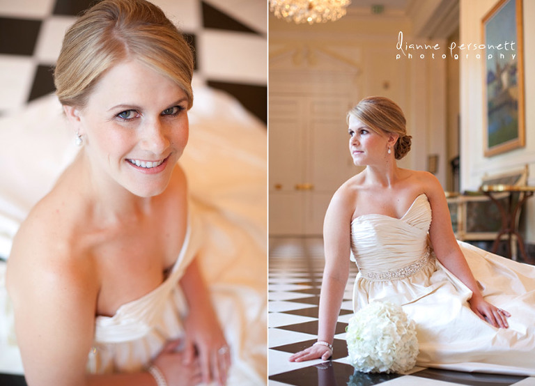 bridal photos at the Duke Mansion Charlotte 