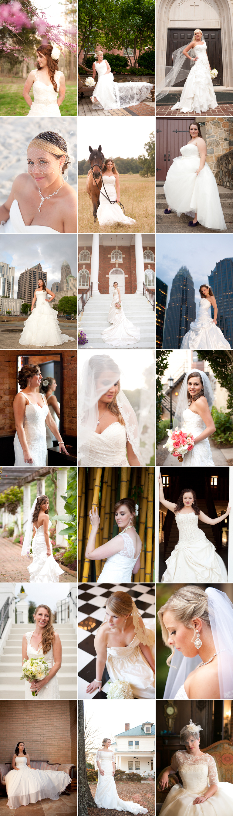 Charlotte bridal portrait photographer