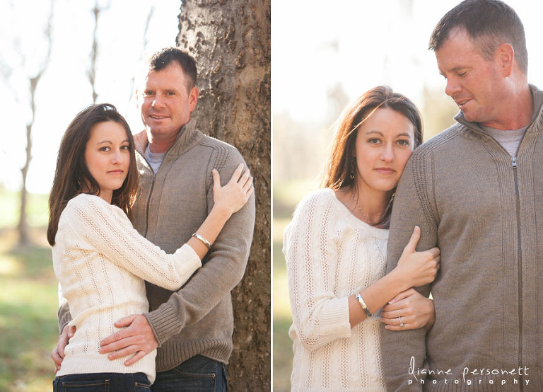 dairy barn engagement photos