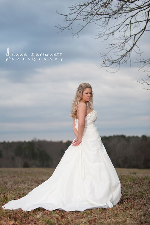 winston-salem NC rustic bridal session