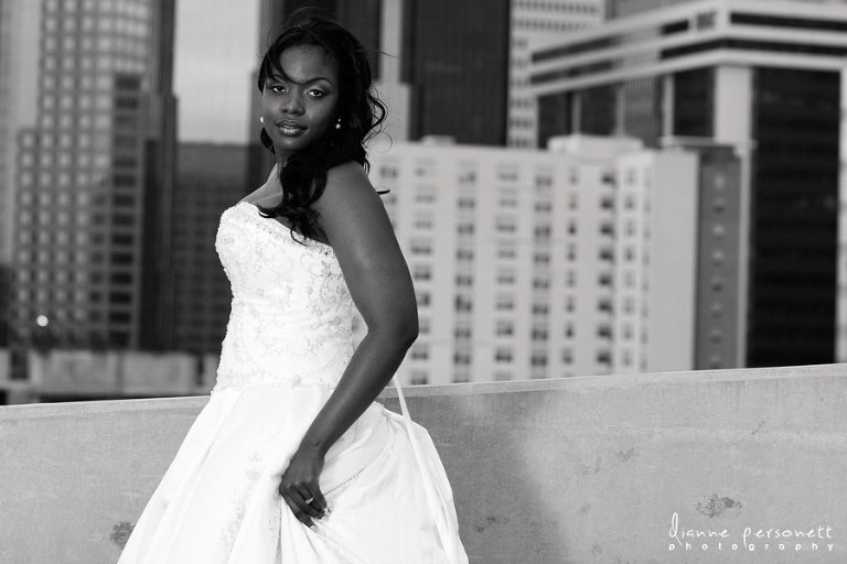 bridal session uptown charlotte nc