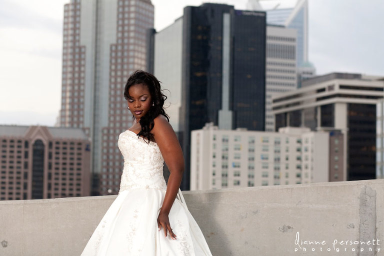 bridal session uptown charlotte nc