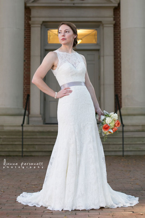 davidson college bridal photos