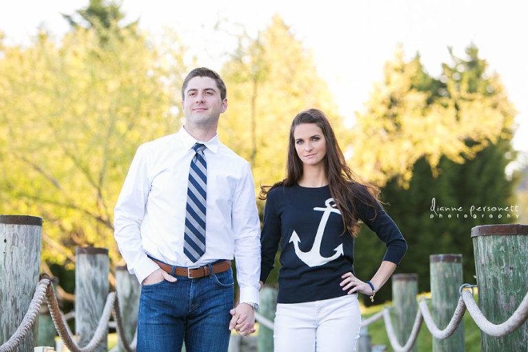 lake norman engagement photos