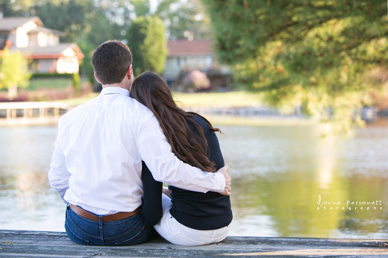 lake norman engagement photos