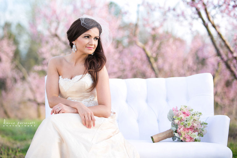 spring inspiration bridal shoot