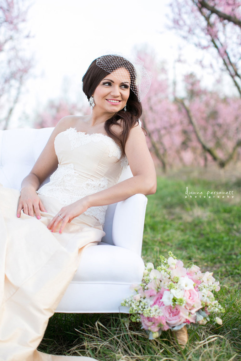 spring inspiration bridal shoot