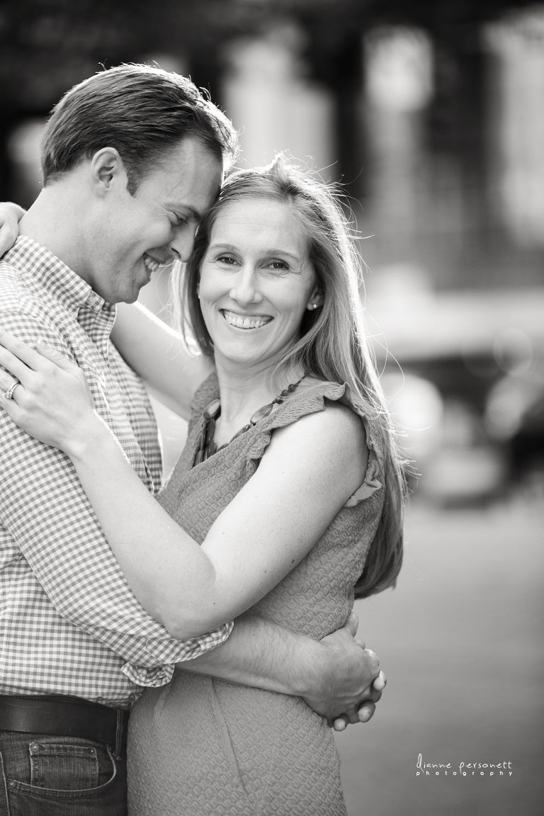 uptown charlotte engagement photos