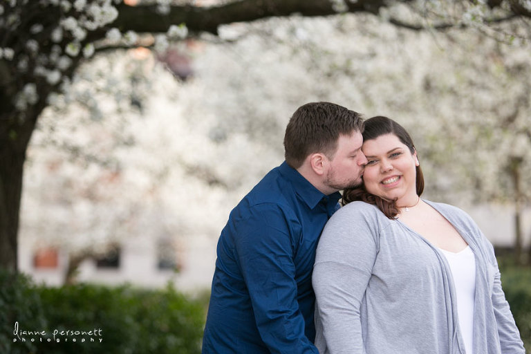 greensboro downtown engagement photos