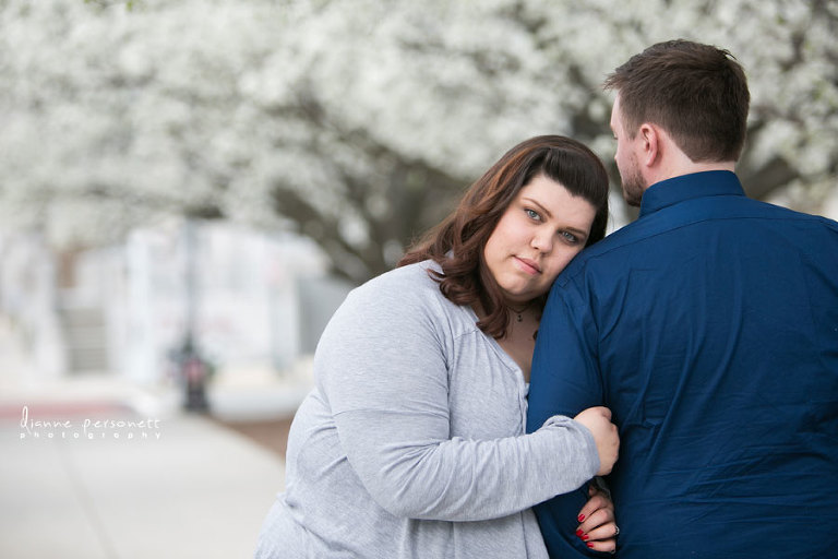 greensboro downtown engagement photos