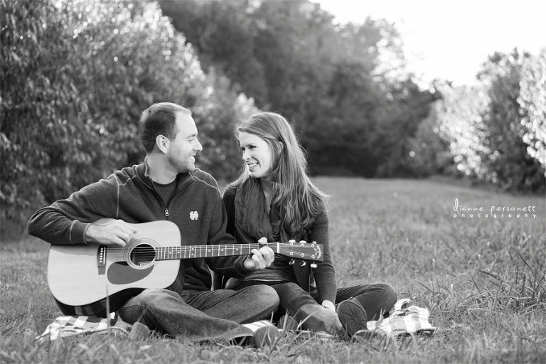 the peach stand engagement photos