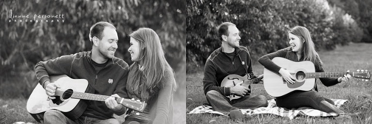 the peach stand engagement photos